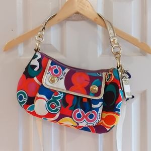 Coach multicolor shoulder bag